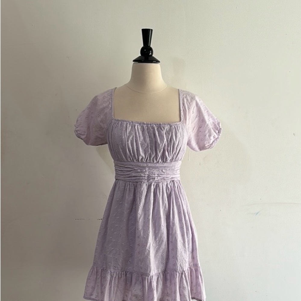NWOT, Sincerely Jules, Lilac Dress, Cottage Core, 14 P2P 29.5 Length